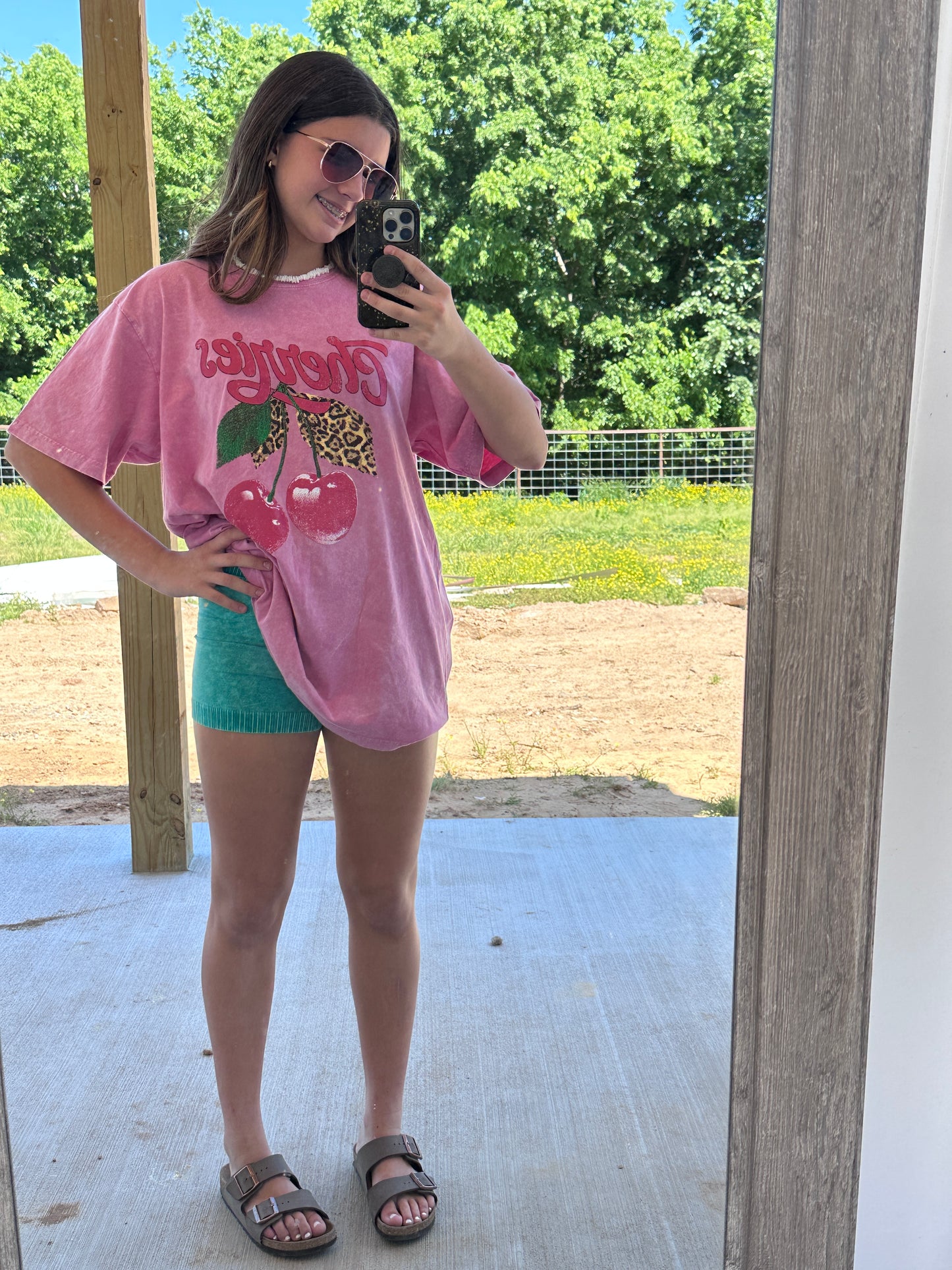 Cherries BF Tee