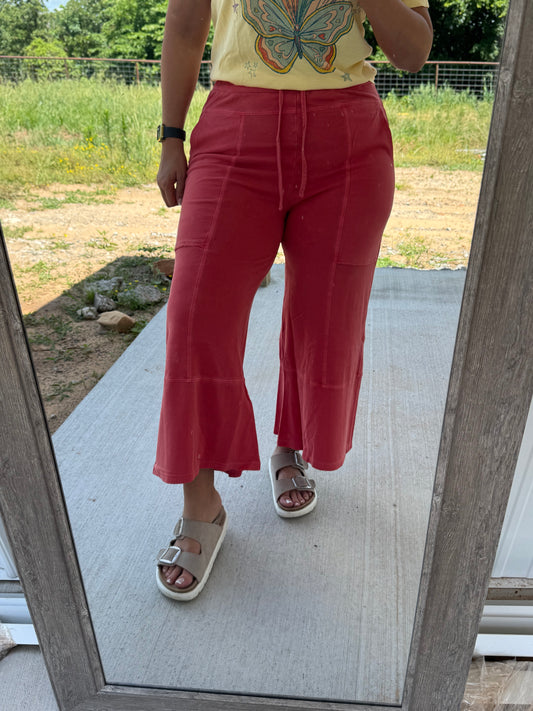 French Terry Seam Pants