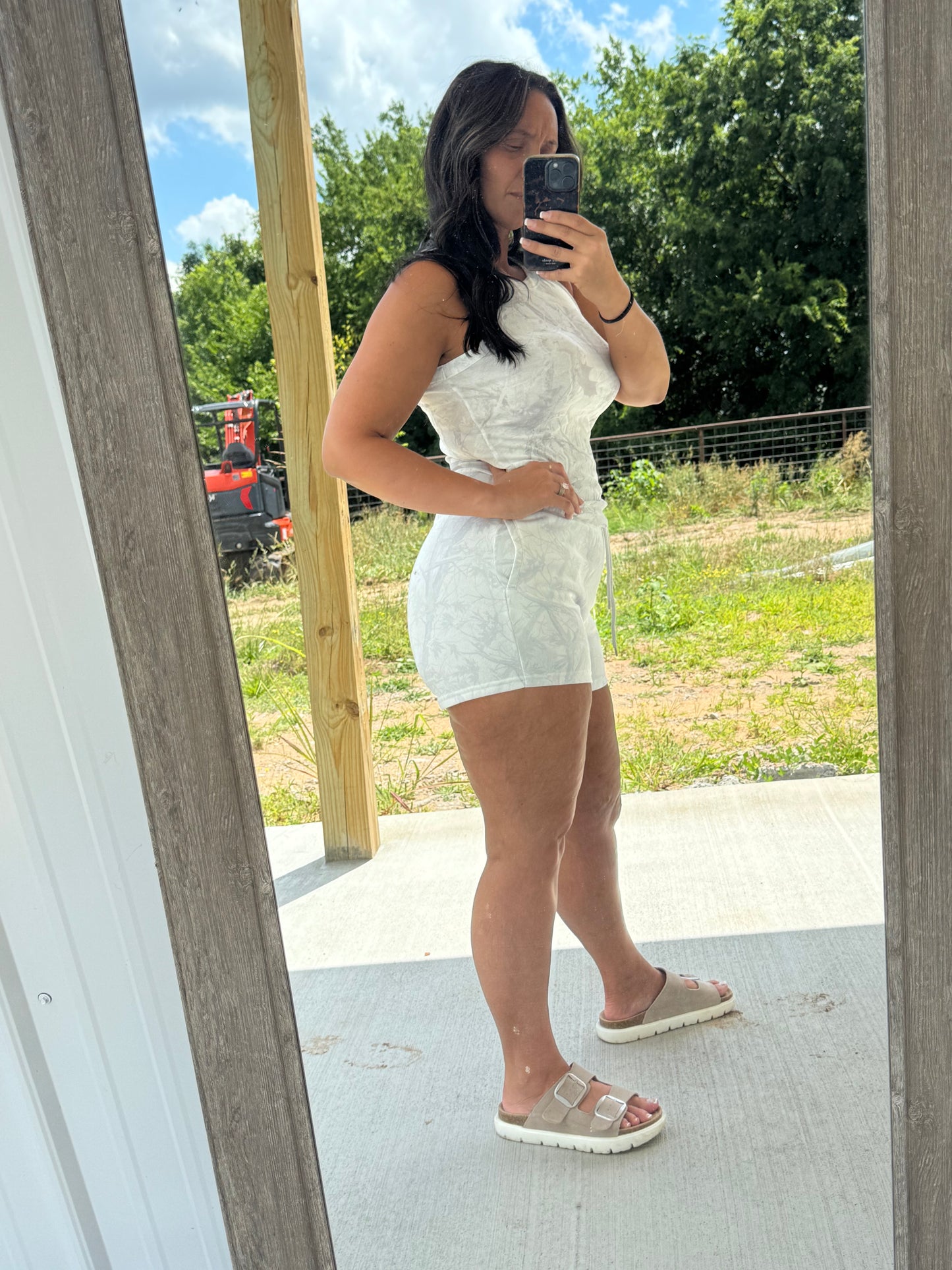 White Camo Shorts