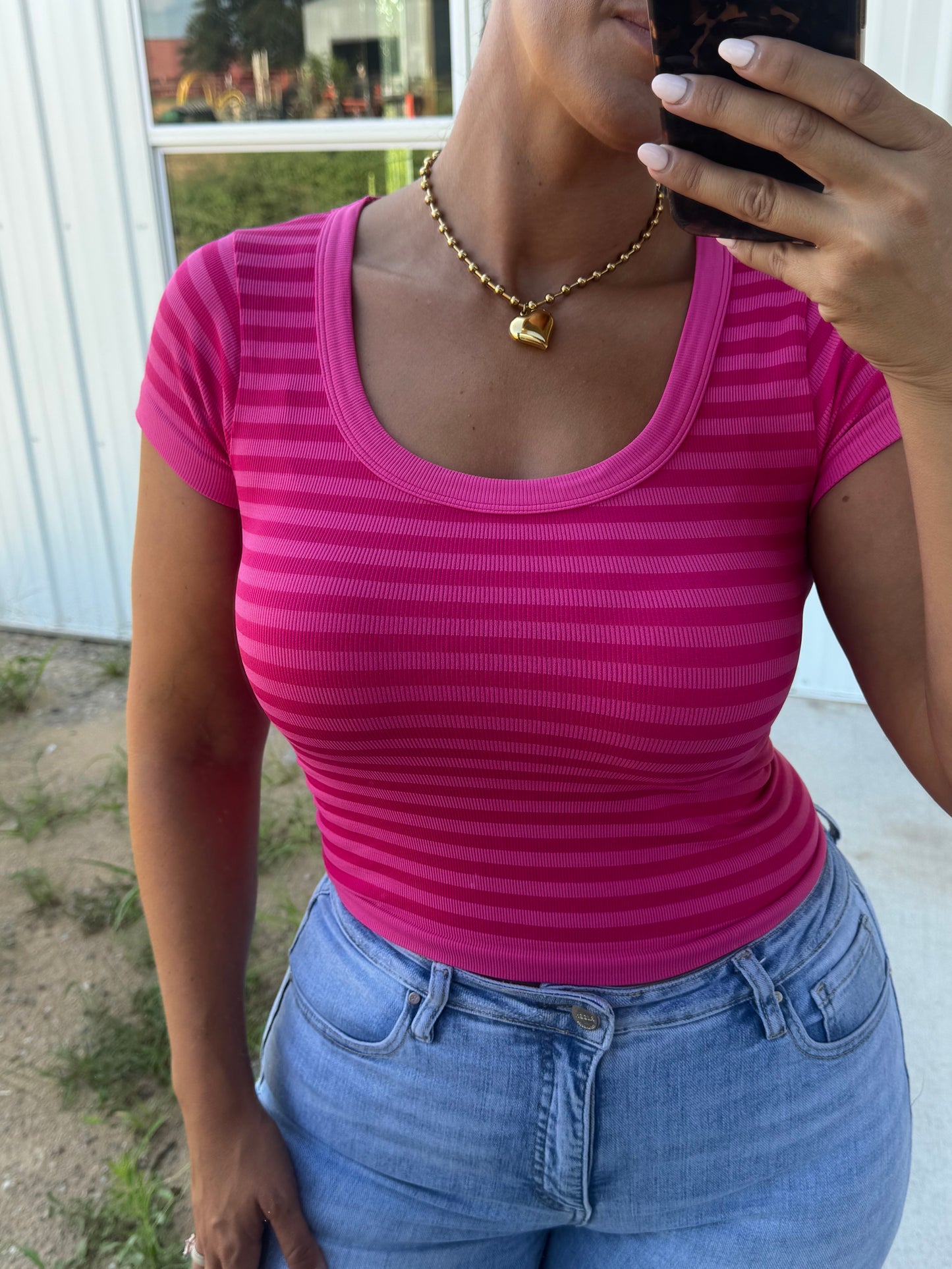 SUSIE STRIPES - FUSCHIA